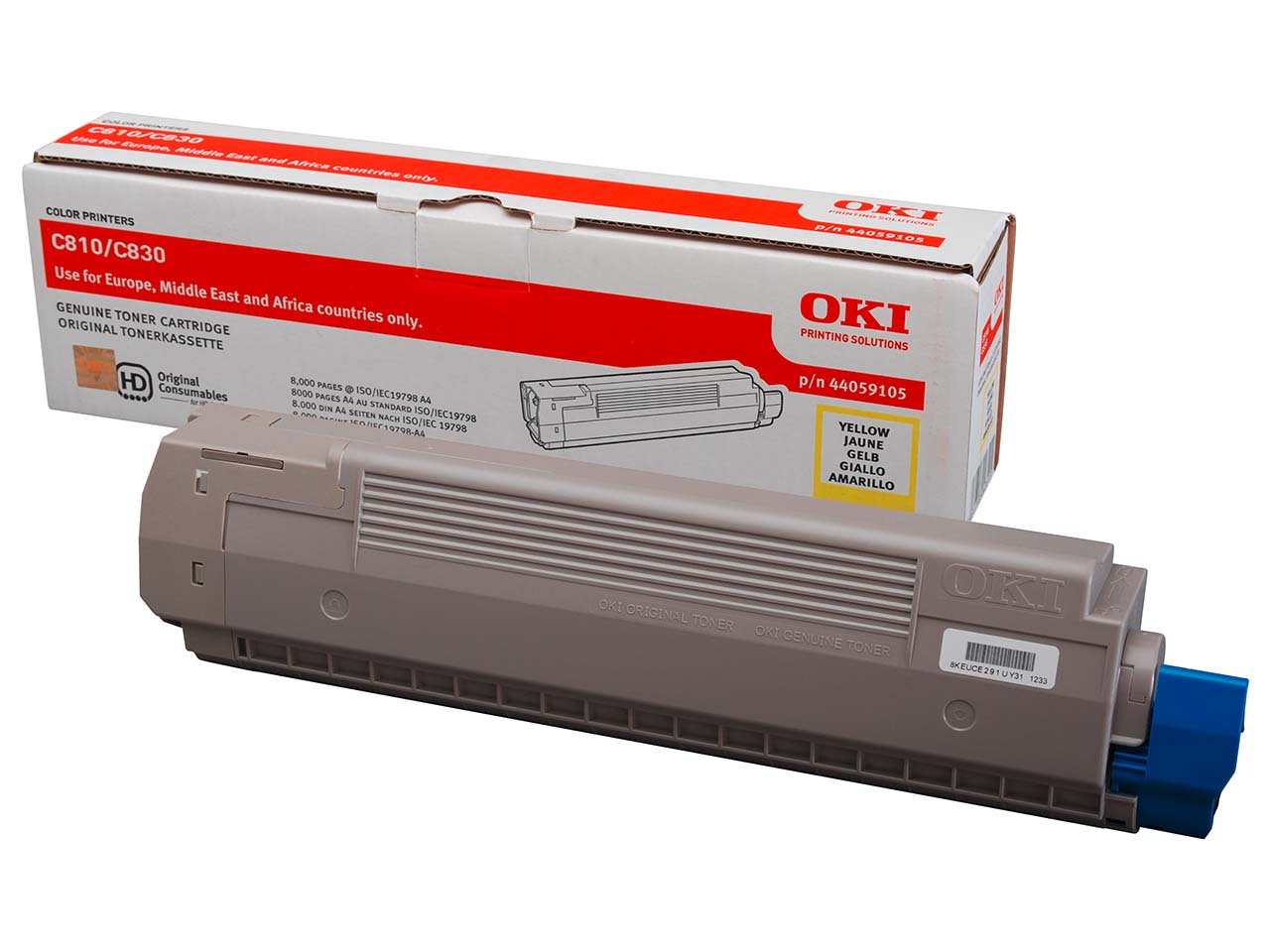 Oki Toner 44059105 gelb