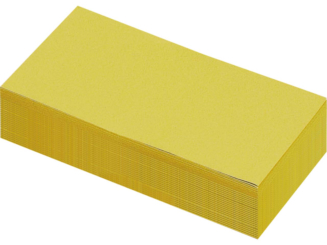 250 Blatt Moderationspapier Rechteck 10x20 gelb