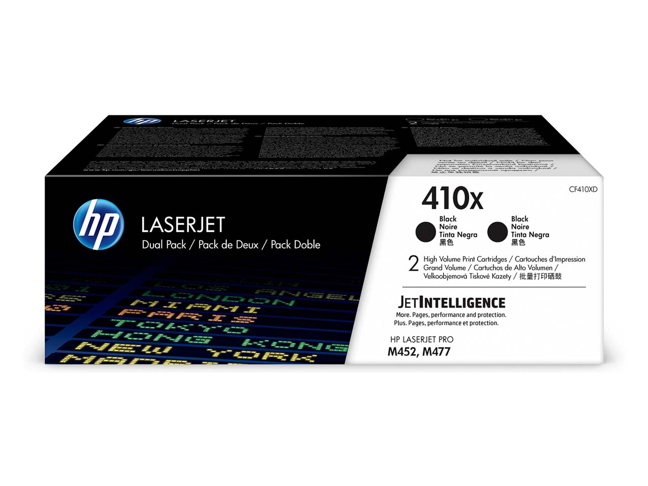 HP Doppelpack Druckkassetten CF410XD, Nr. 410X schwarz