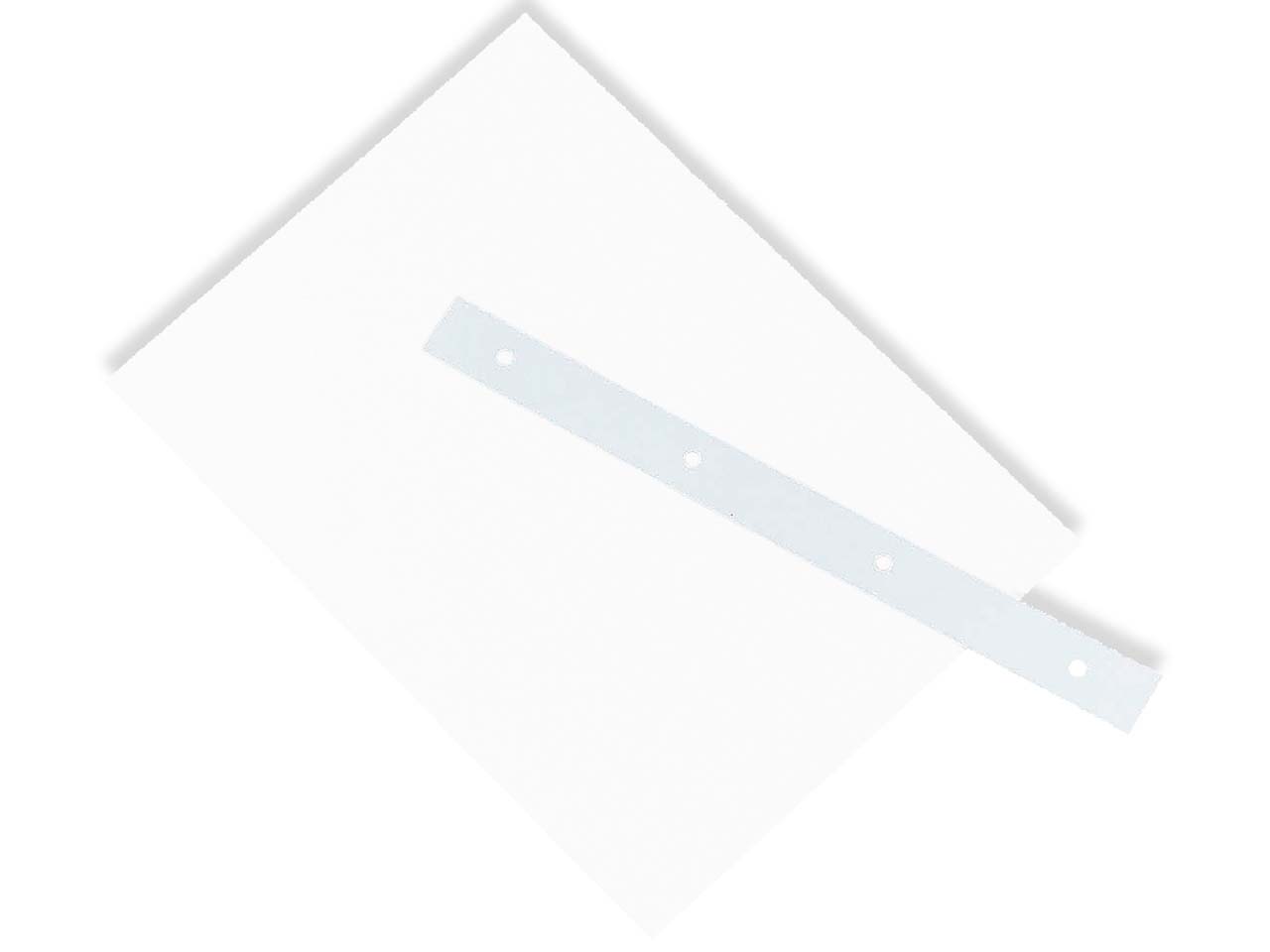 100 Karton-Deckblätter A4 naturweiß. 250g/m²