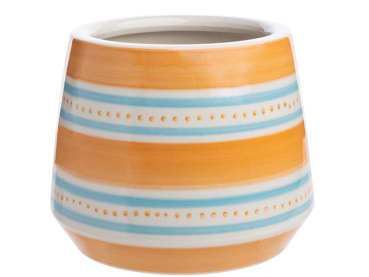 tranquillo Blumentopf 'ORANGE AQUARELL'