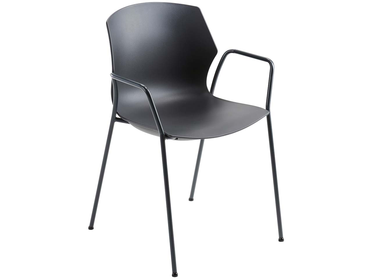 2x Besucherstuhl "2510" anthrazit