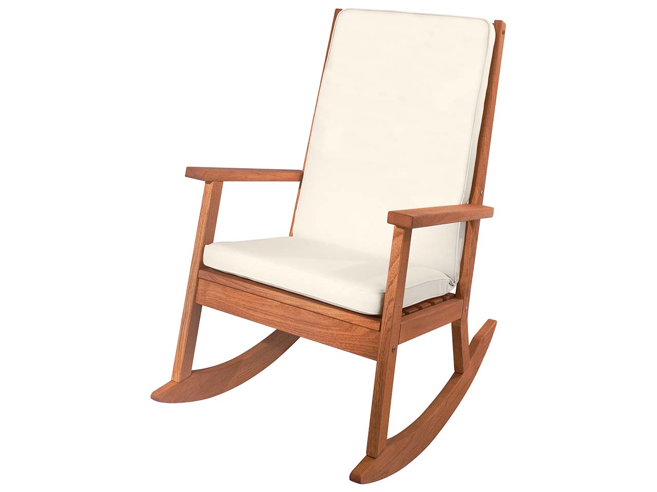 Auflage für 'Rocker' 122 x 52 x 6 cm, Bezug aus Polyester, natur