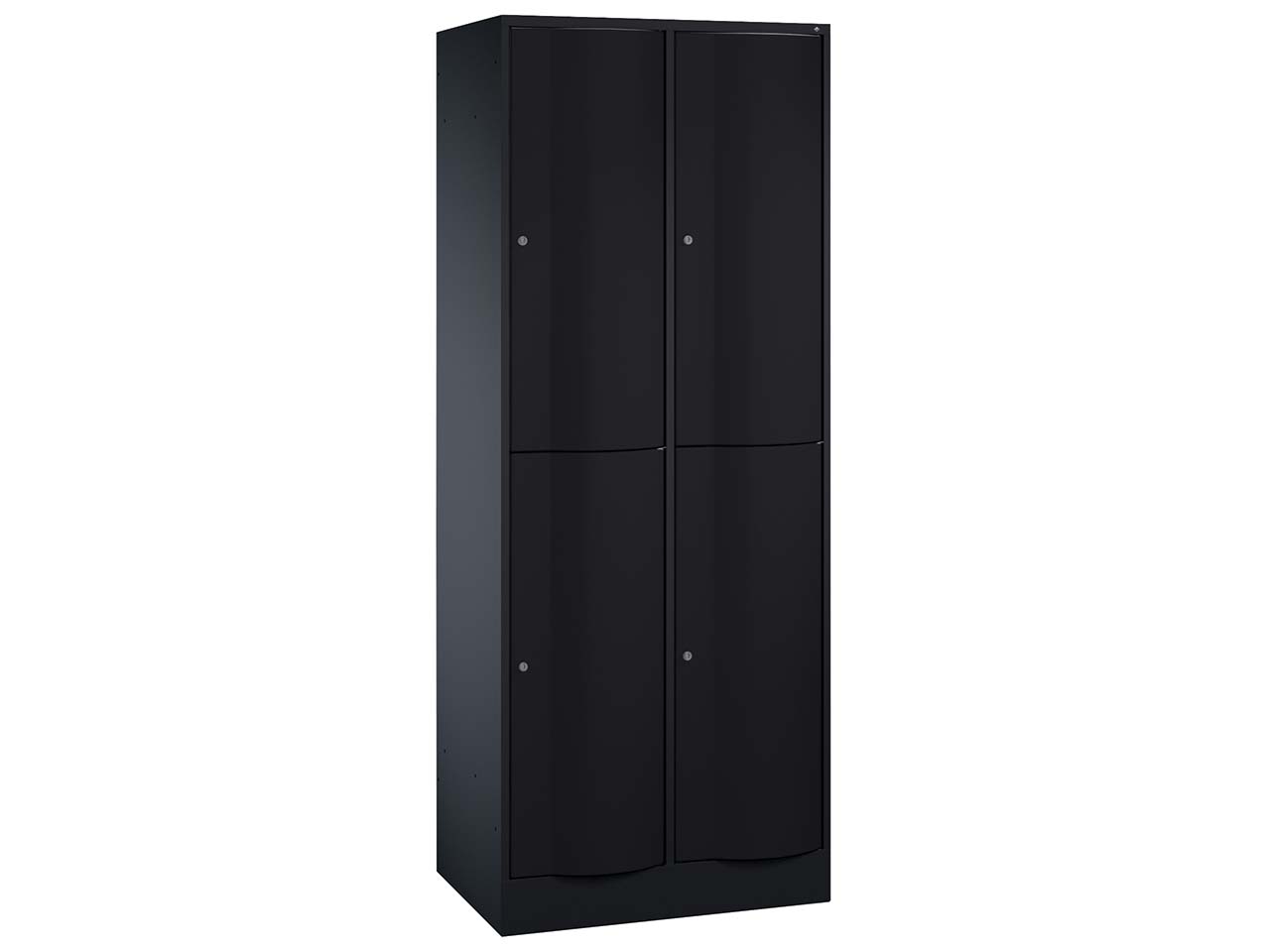 Schließfachschrank 2 Türme an/an 2er