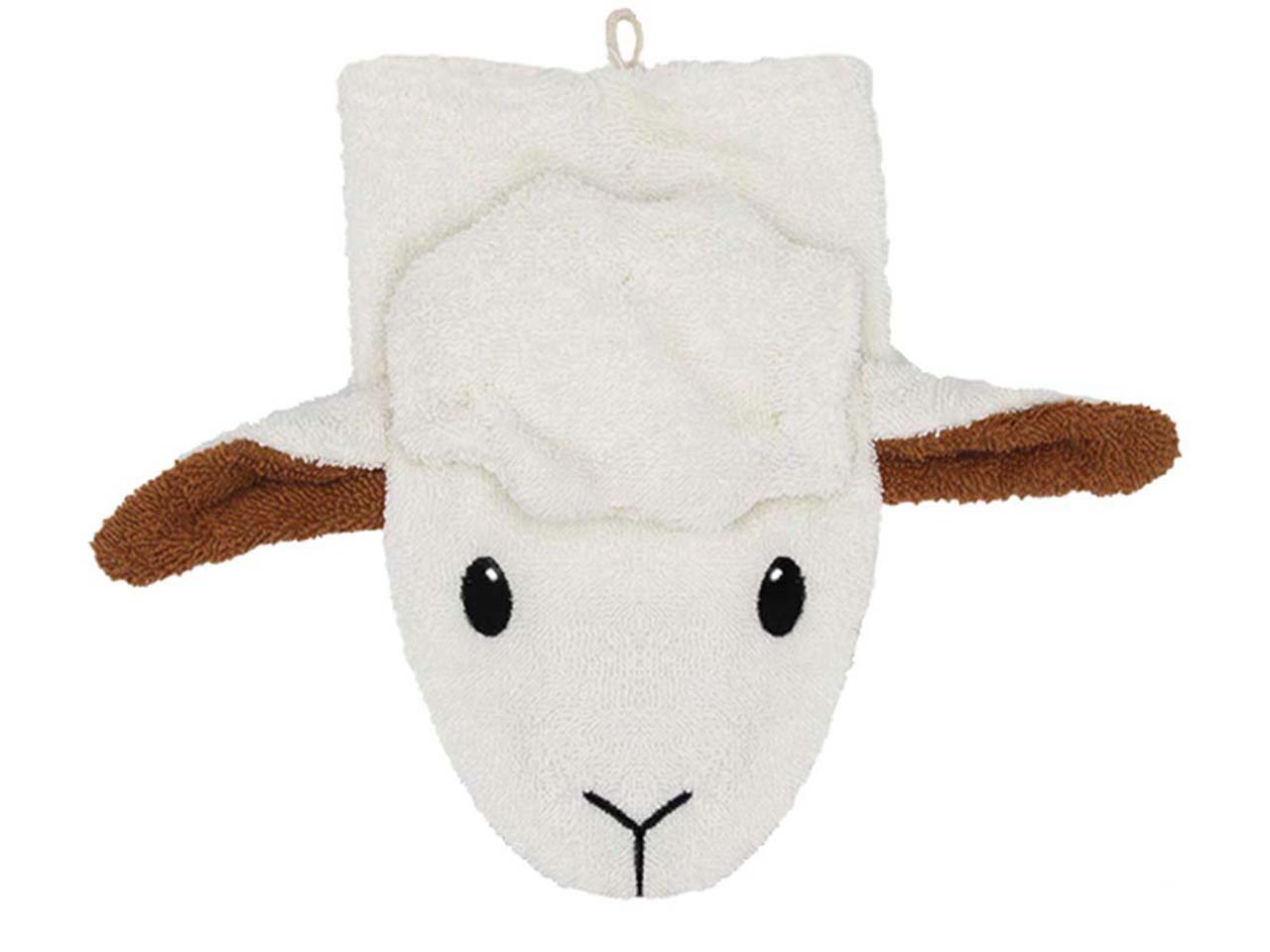 FüRNiS Waschlappen "Schaf" aus Bio-Baumwolle