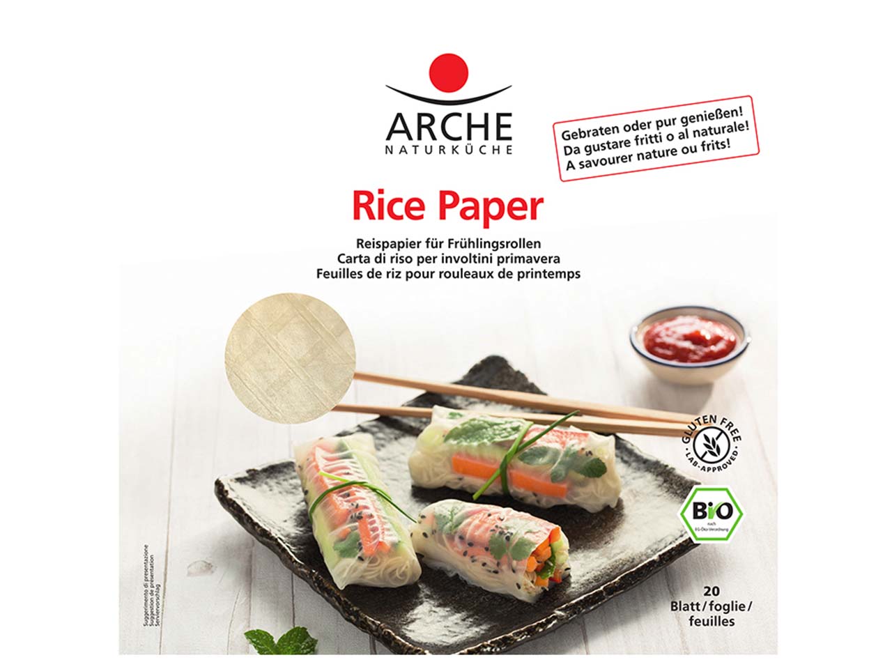 ARCHE Bio-Reispapier, 150 g