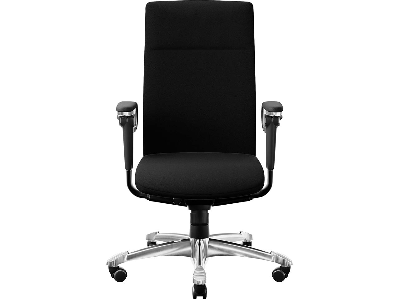 HAG Bürodrehstuhl "Tribute 9021" mit TiltDown AL, Gestell: silber, Stoff: "Cura" black