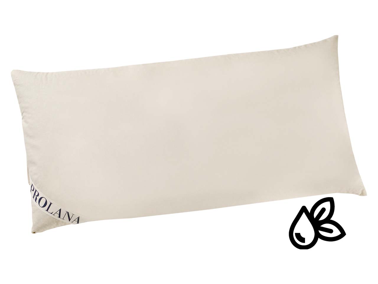 Prolana Kautschuk-Flocken-Kissen 40x80cm S.1600g Kaut.Flocken