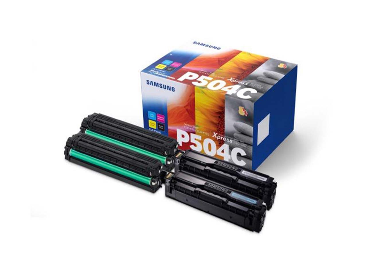 Samsung Rainbow Kit Toner CLT-P504C schwarz, cyan, magenta, gelb