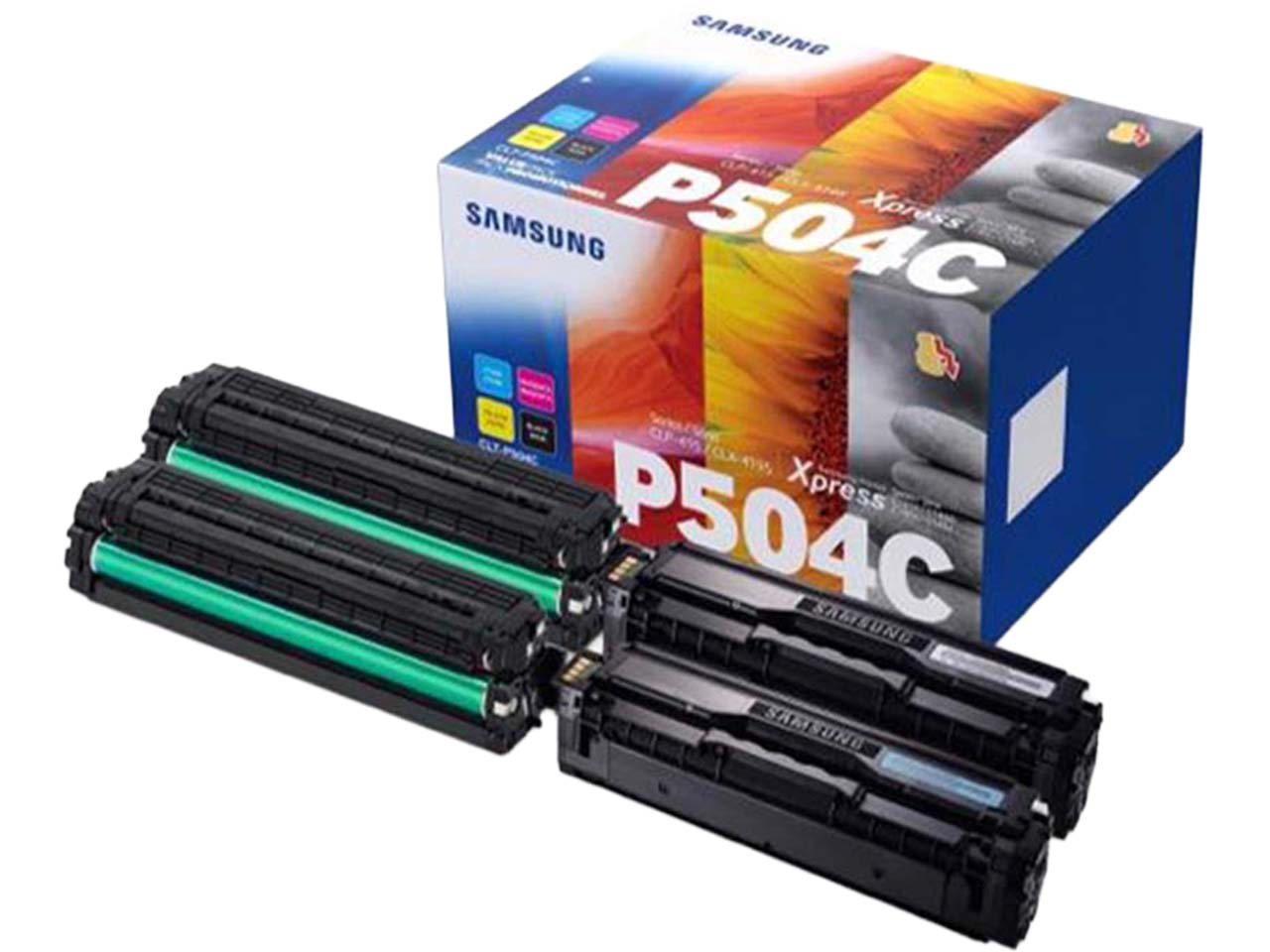 Samsung Rainbow Kit Toner CLT-P504C schwarz, cyan, magenta, gelb