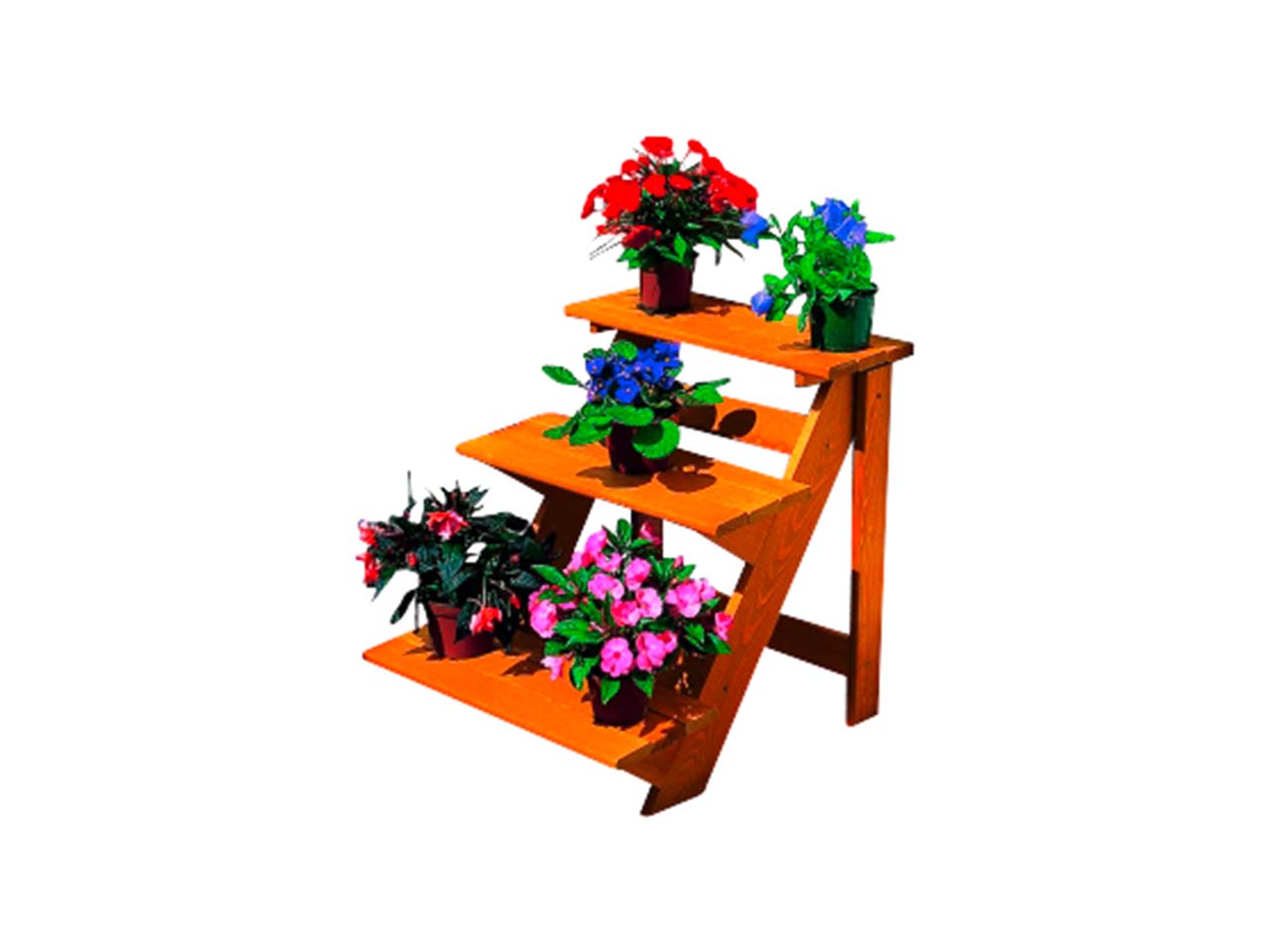 Blumentreppe klein, natur