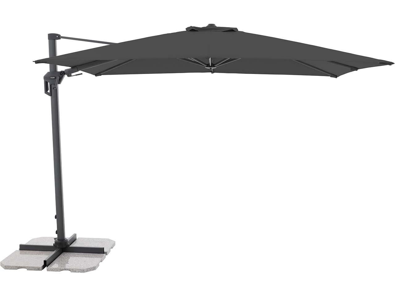 doppler Pendelschirm "ACTIVE PENDEL Green Edition" 310 x 210 cm, anthrazit