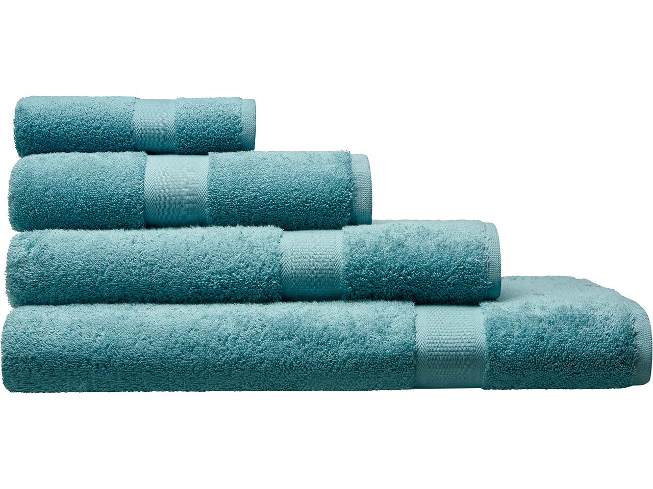 Cotonea Frottier Handtuch 50 x 100 cm, Bio-Baumwolle, opal