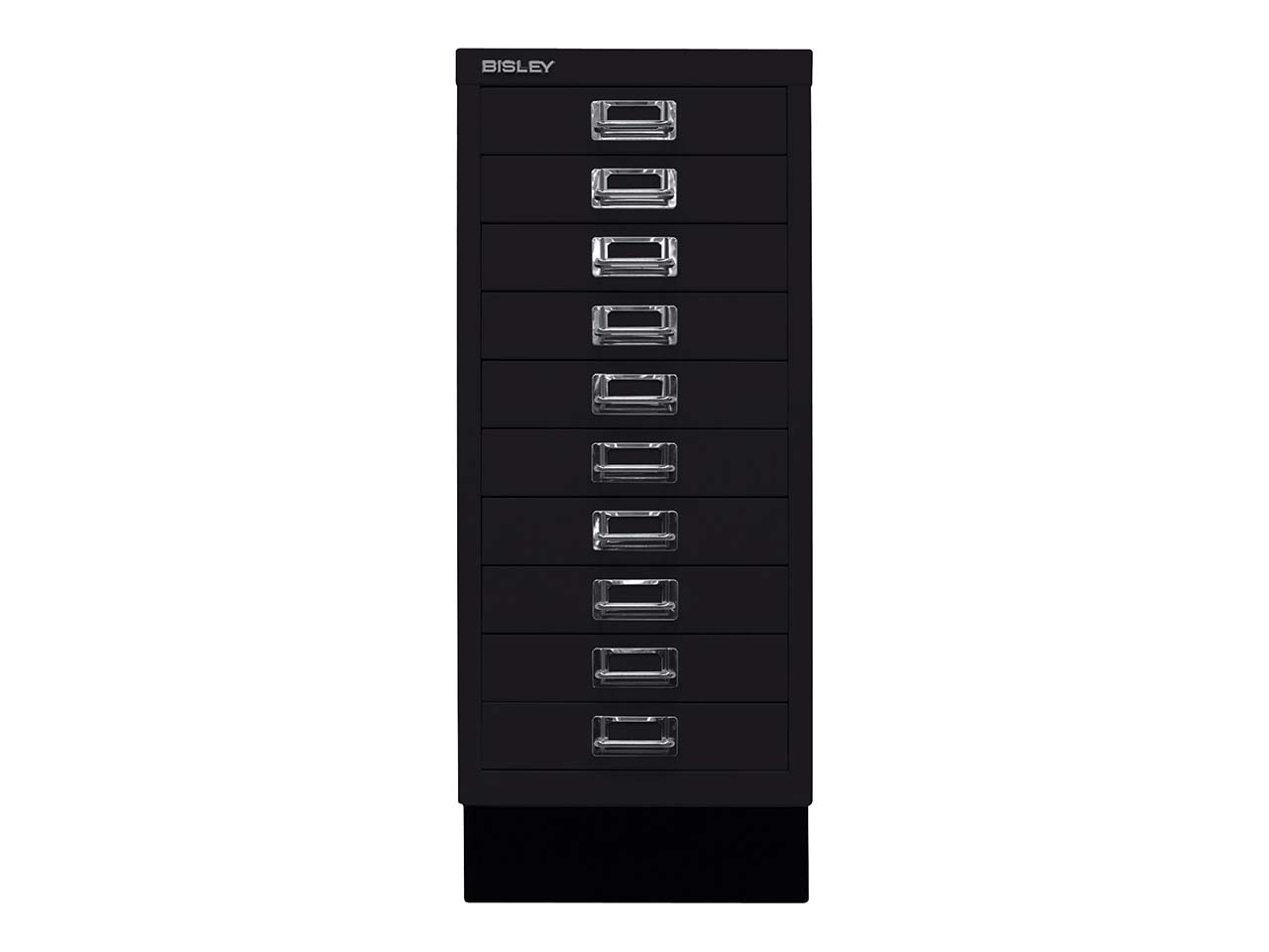 BISLEY Schubladenschrank "MultiDrawer" DIN A4 mit 10 Schubladen schwarz