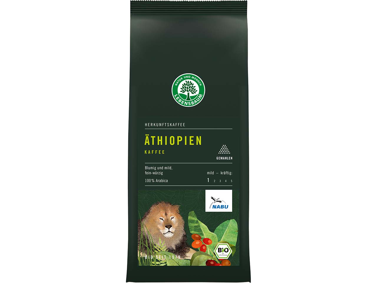 LEBENSBAUM Bio-Kaffee 'Äthiopien' gemahlen, 250 g