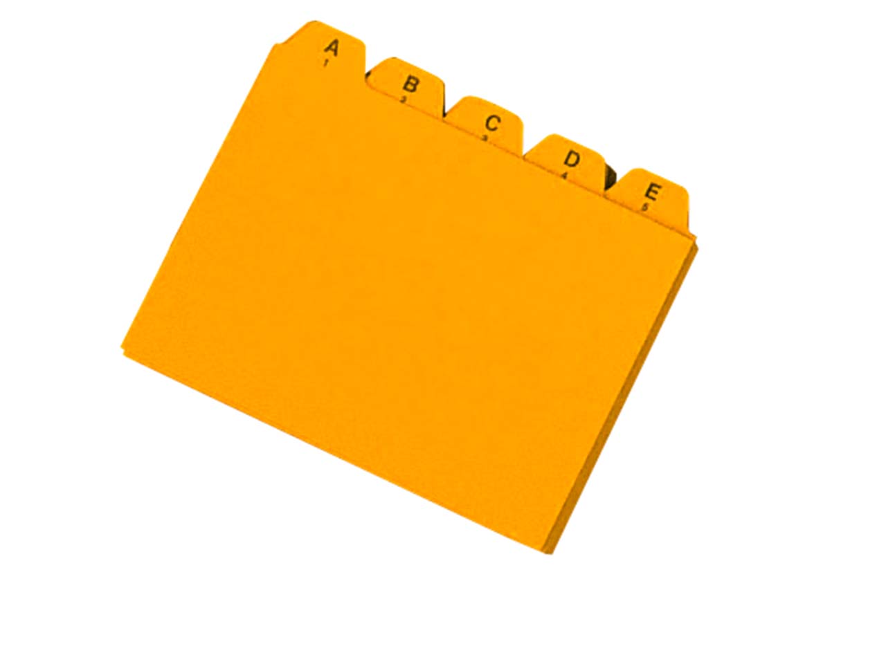 Karteiregister A-Z, A6  gelb