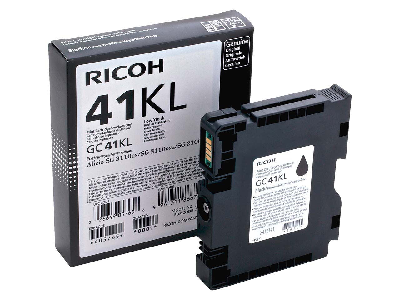 Ricoh Gel-Patrone 405765 schwarz