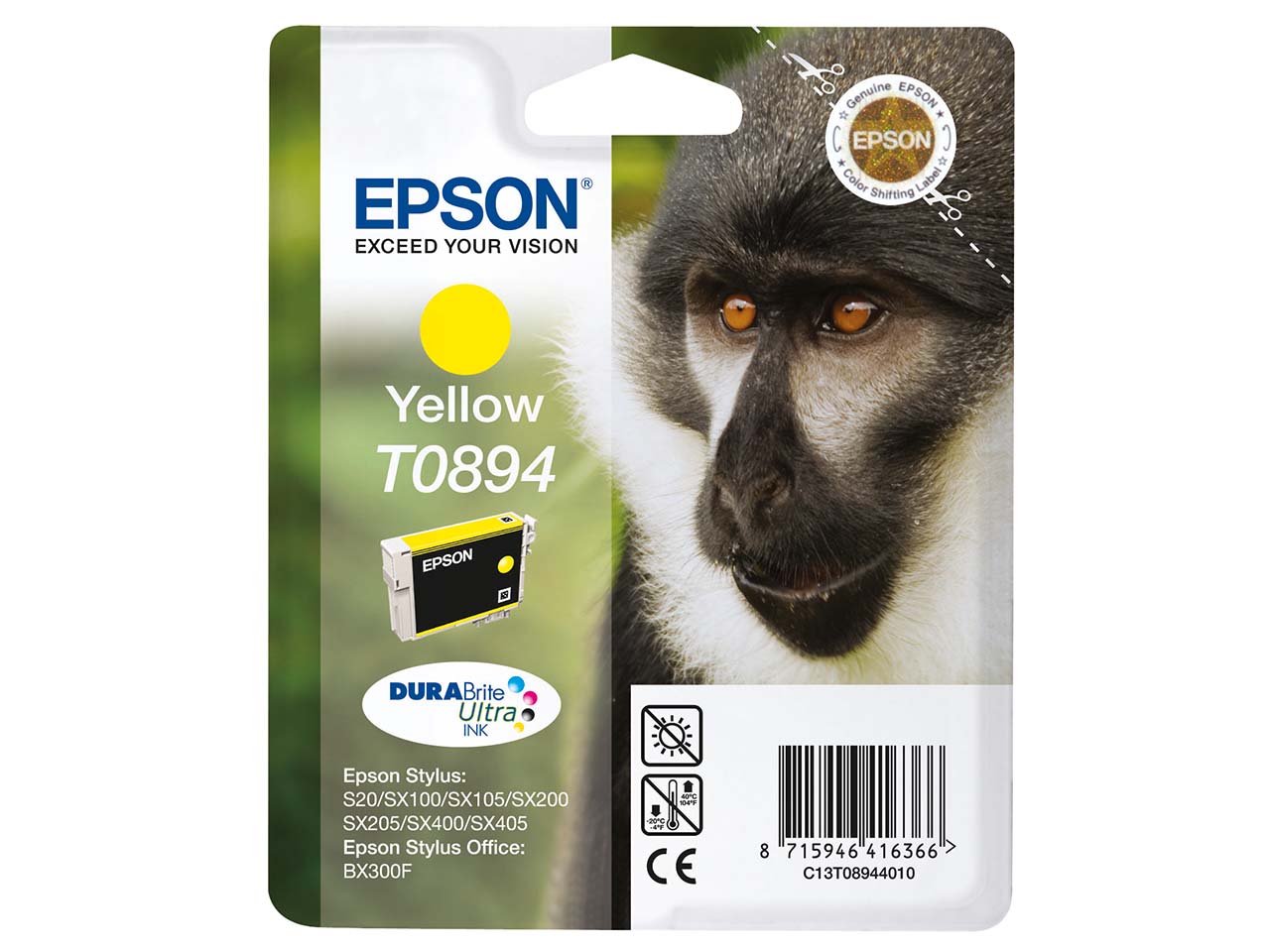 Epson Tintenpatrone T0894 gelb