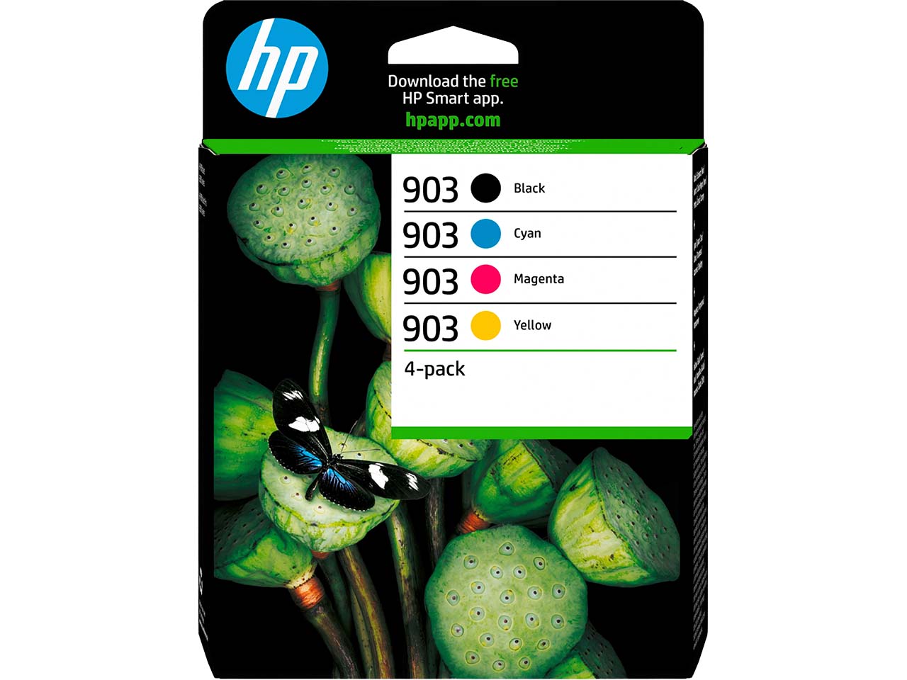 HP 4er Set Tintenpatronen 903 schwarz, cyan, magenta, gelb