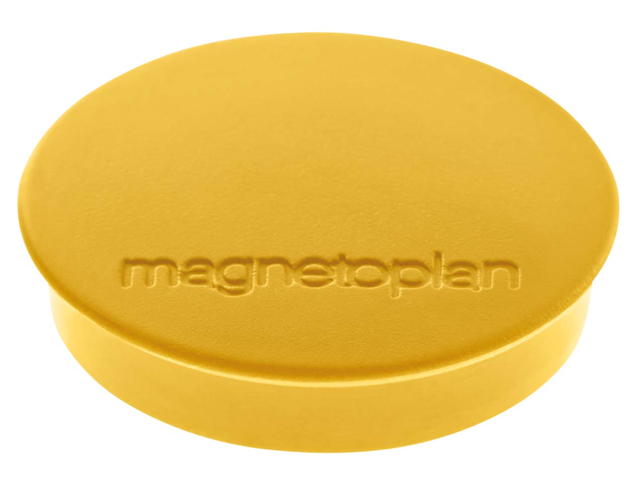 10 magnetoplan Magnete 'Discofix standard' gelb
