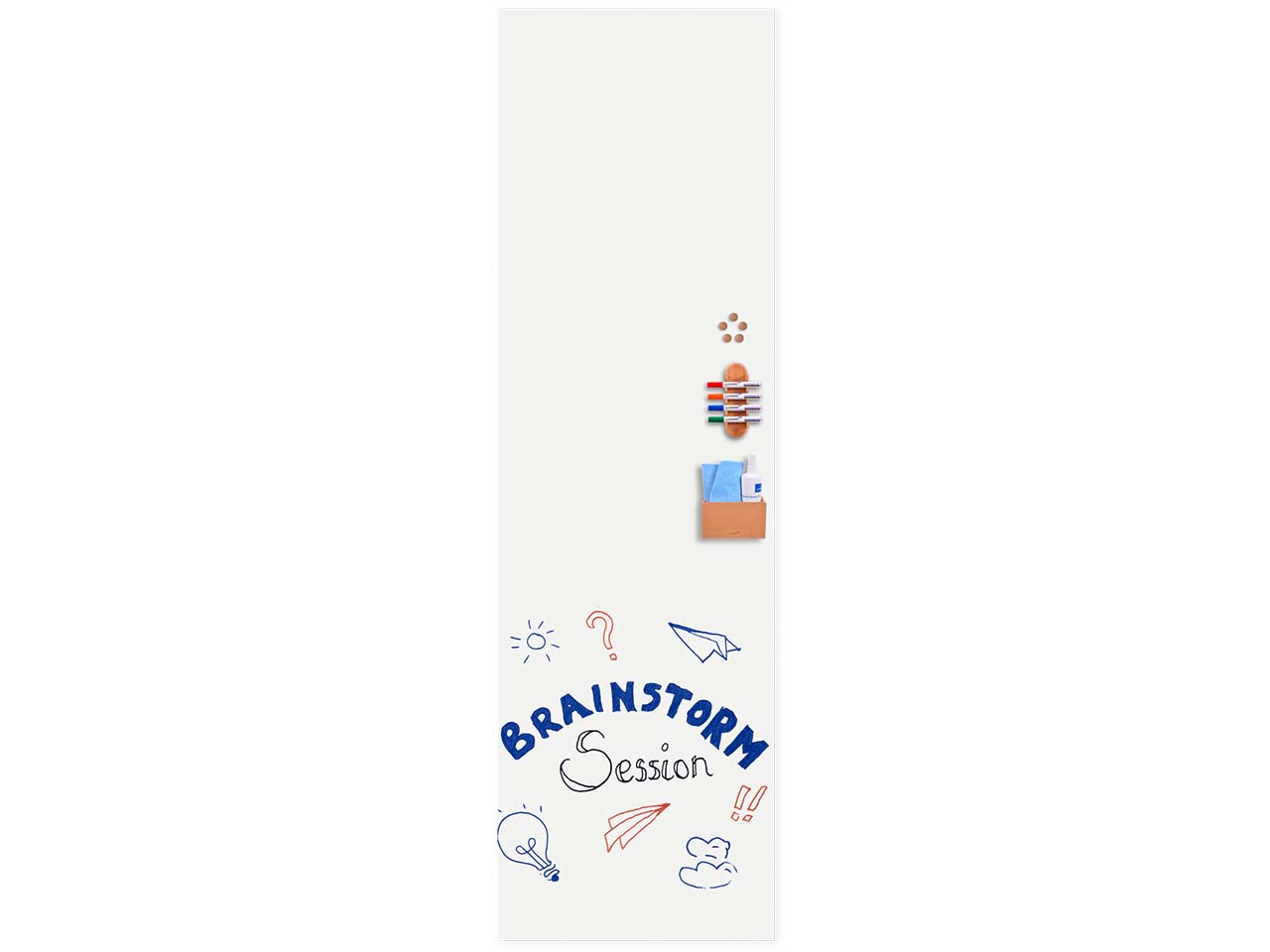 Legamaster Whiteboard "WALL-UP" 59,5 x 200 cm (B x H) - Hochformat