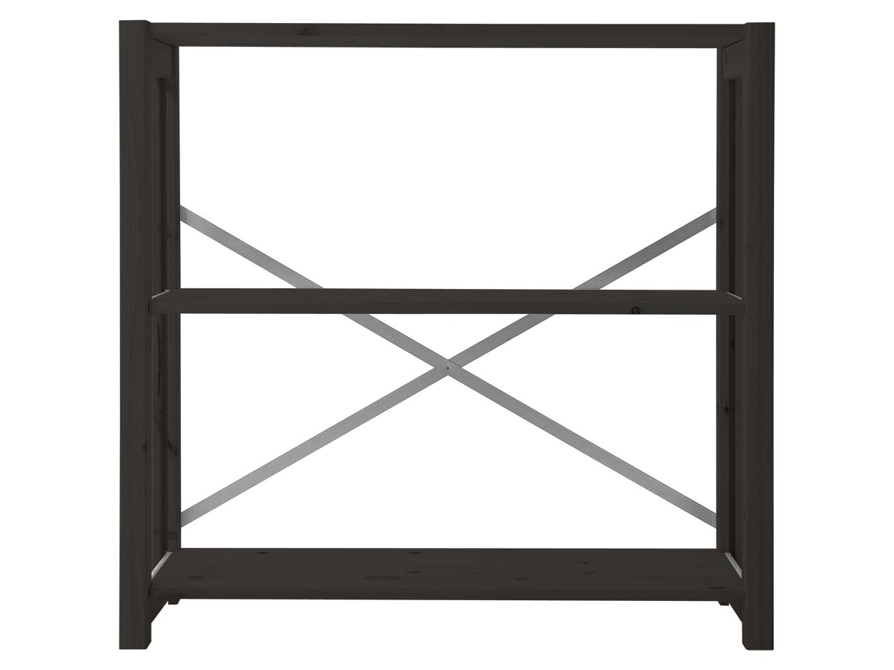 ABC Regal "Classic" B 83 x T 38,5 x H 80 cm, schwarz