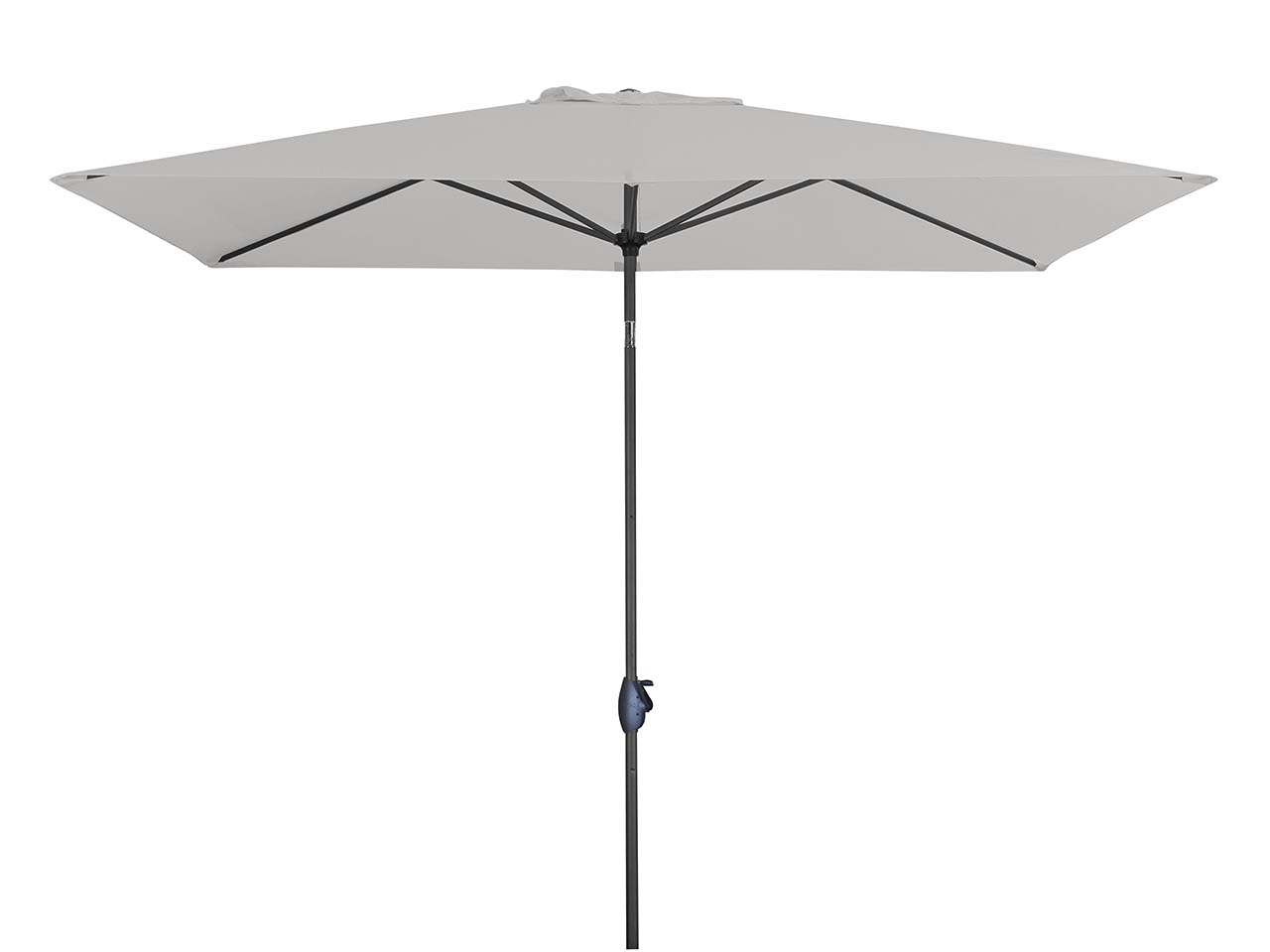 doppler Sonnenschirm "Basic Lift Neo" 200 x 250 cm, hellgrau