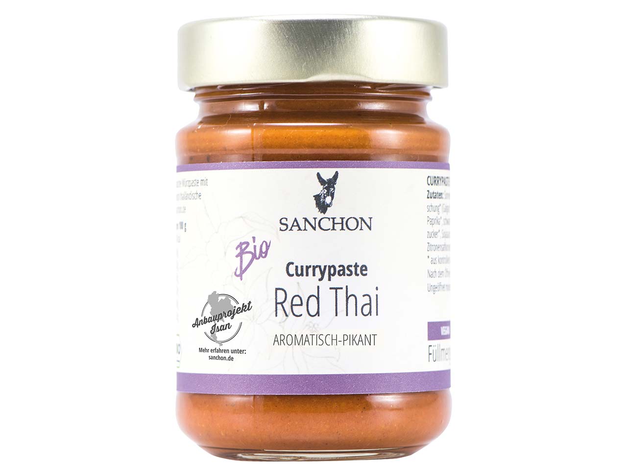 SANCHON Bio-Currypaste 'Red Thai' 190 g