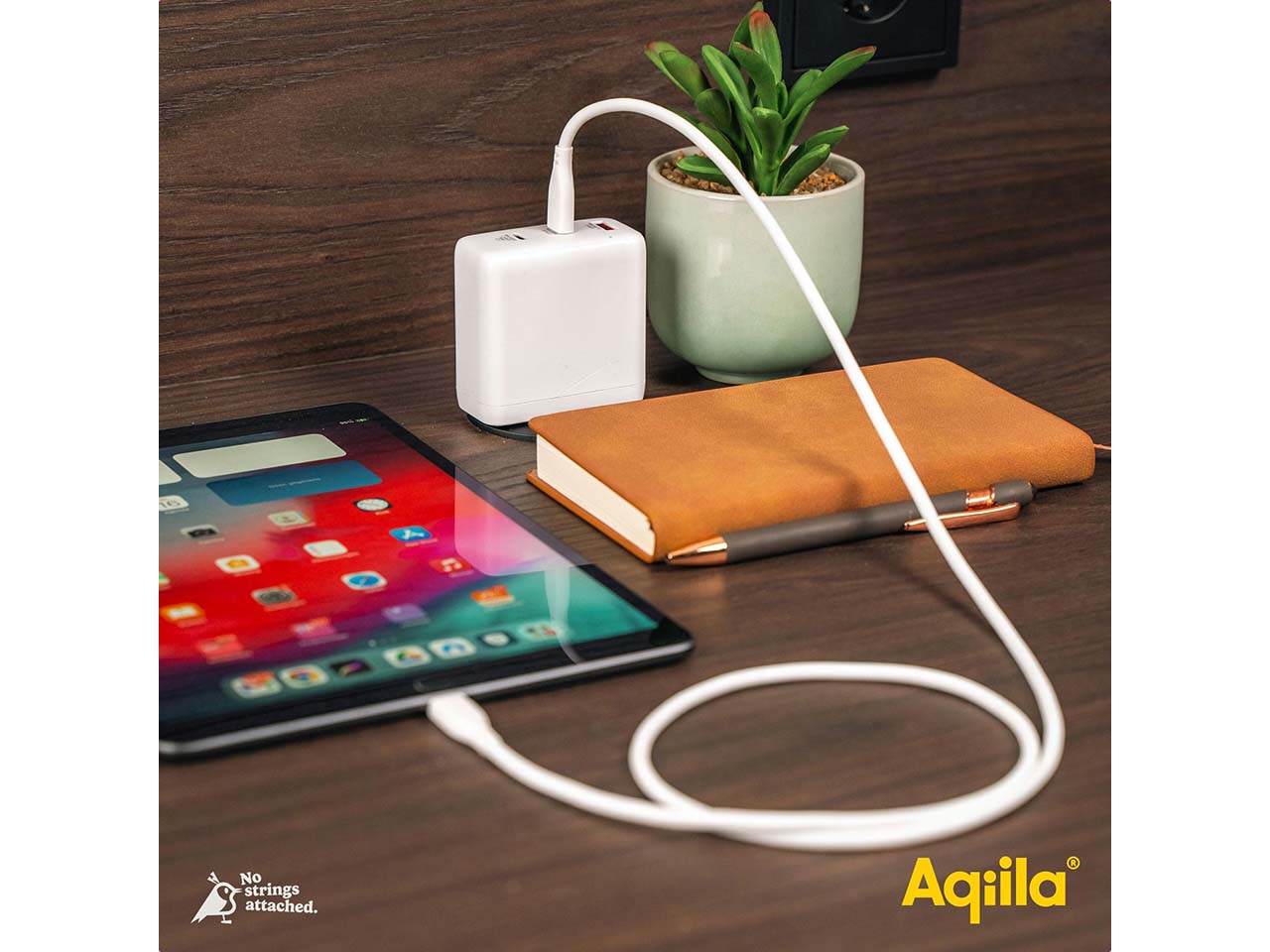 Aqiila USB Ladegerät und Ladeadapter "Chargebird W4"