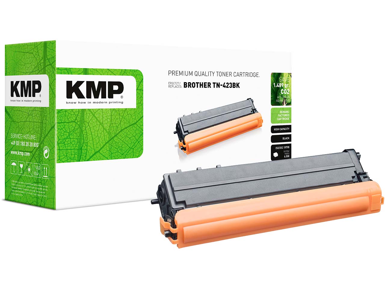 KMP Toner ersetzt Brother TN-423BK schwarz
