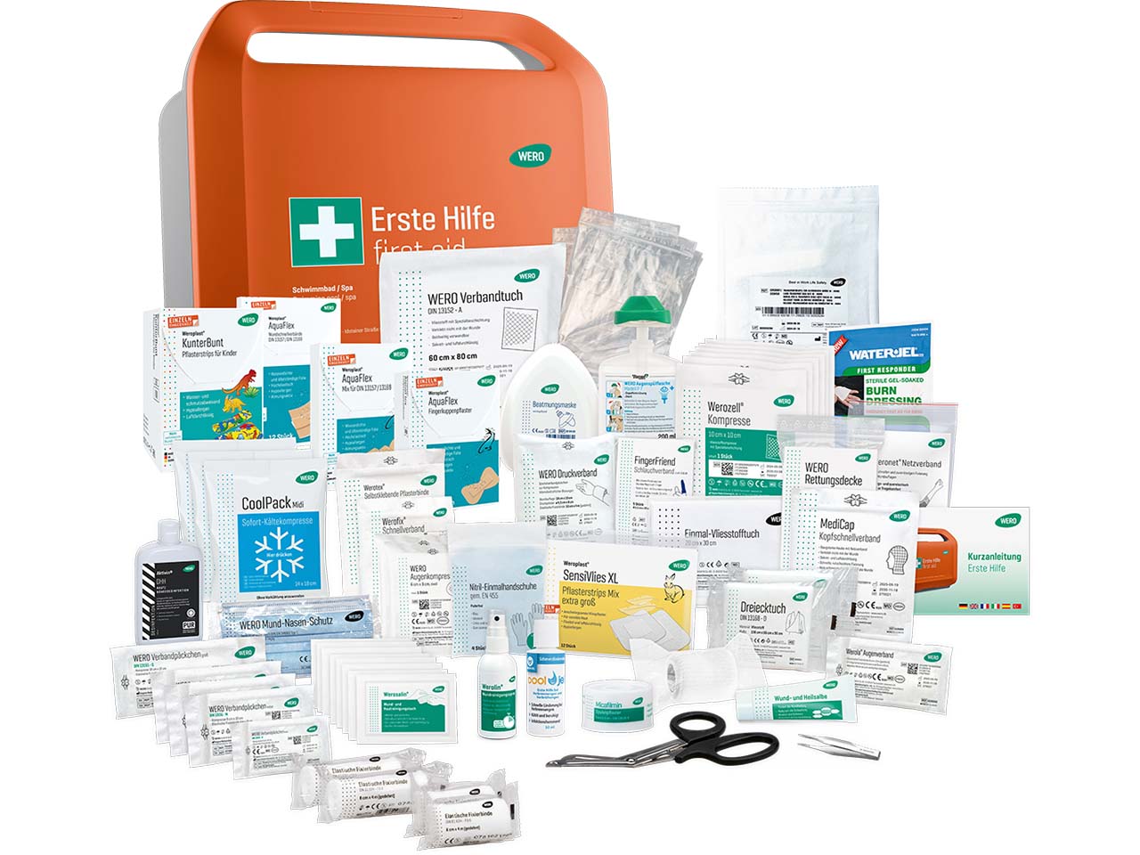 WERO Erste-Hilfe-Koffer "Smart Case" DIN 13157, groß, für Schwimmbad/SPA