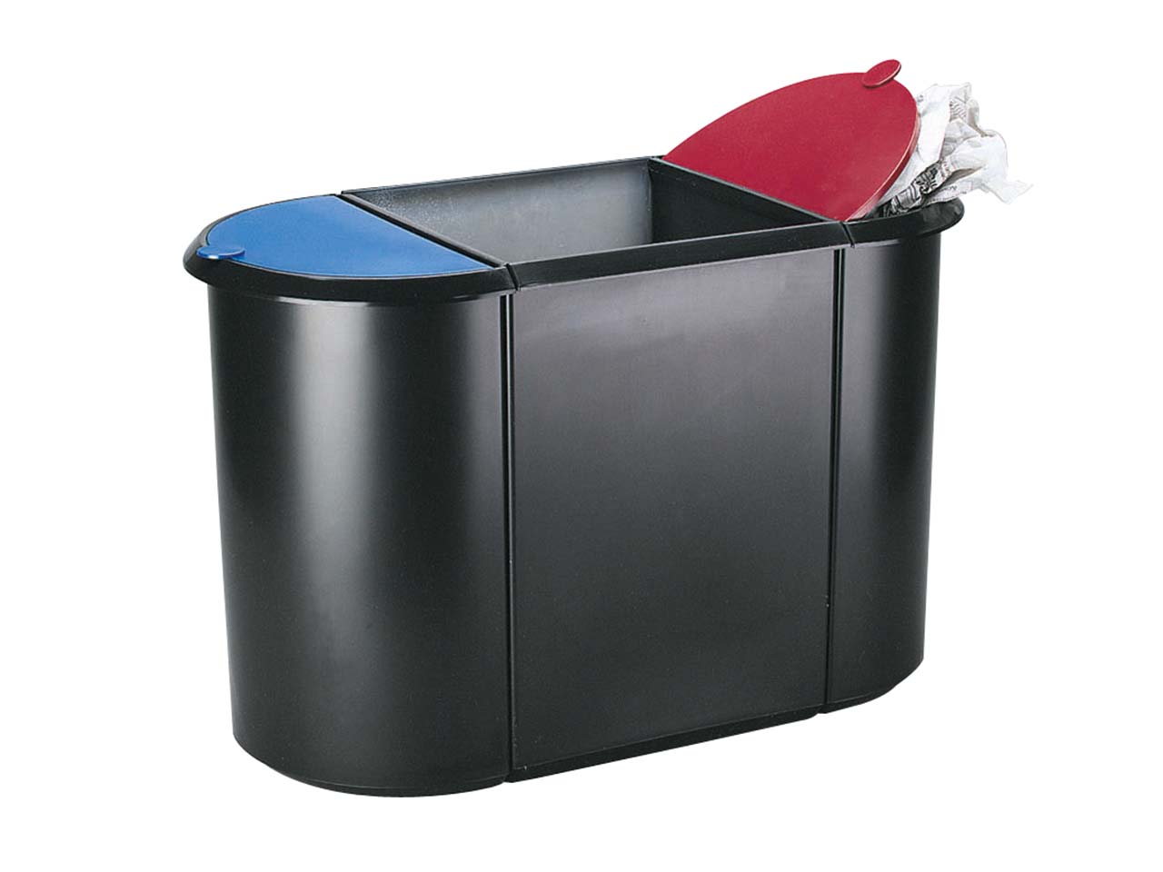 helit TRIO Deckel blau/rot