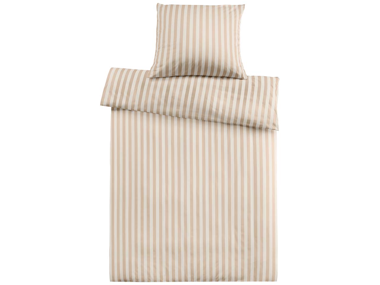 Cotonea Bettwäsche "Pur Streifen" aus Bio-BW, 80 x 80/155 x 220 cm, farbig gewachsen