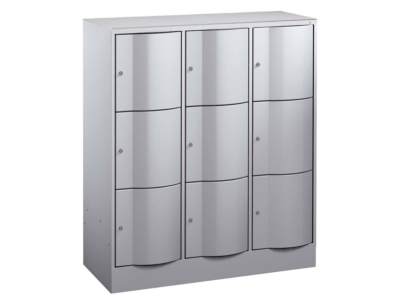 Schließfachschrank 3 Türme lg/lg 3er