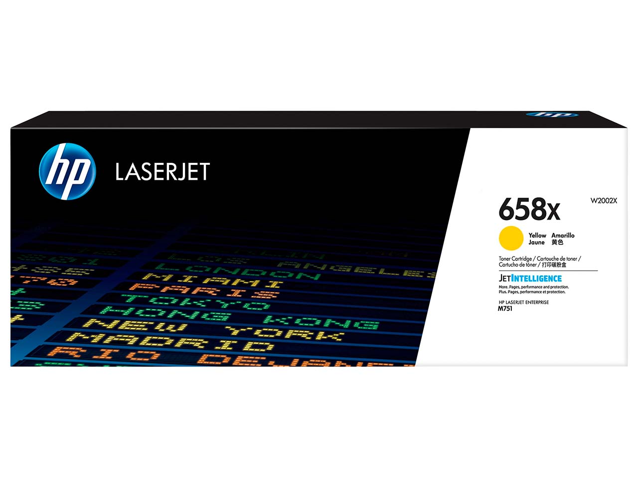 hp Druckkassette W2002X, Nr. 658X gelb