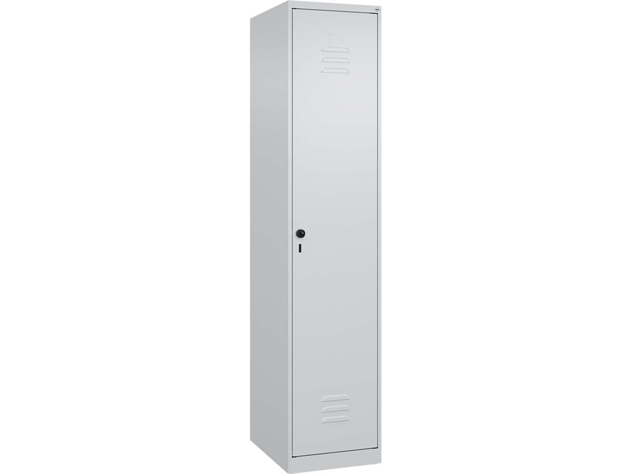 C+P Spind Classic PLUS, 1 Abteil, 1850x400x500mm, Lichtgrau/Lichtgrau