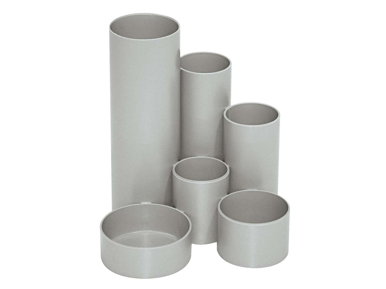 Stifteköcher "Grüne Welle" grau