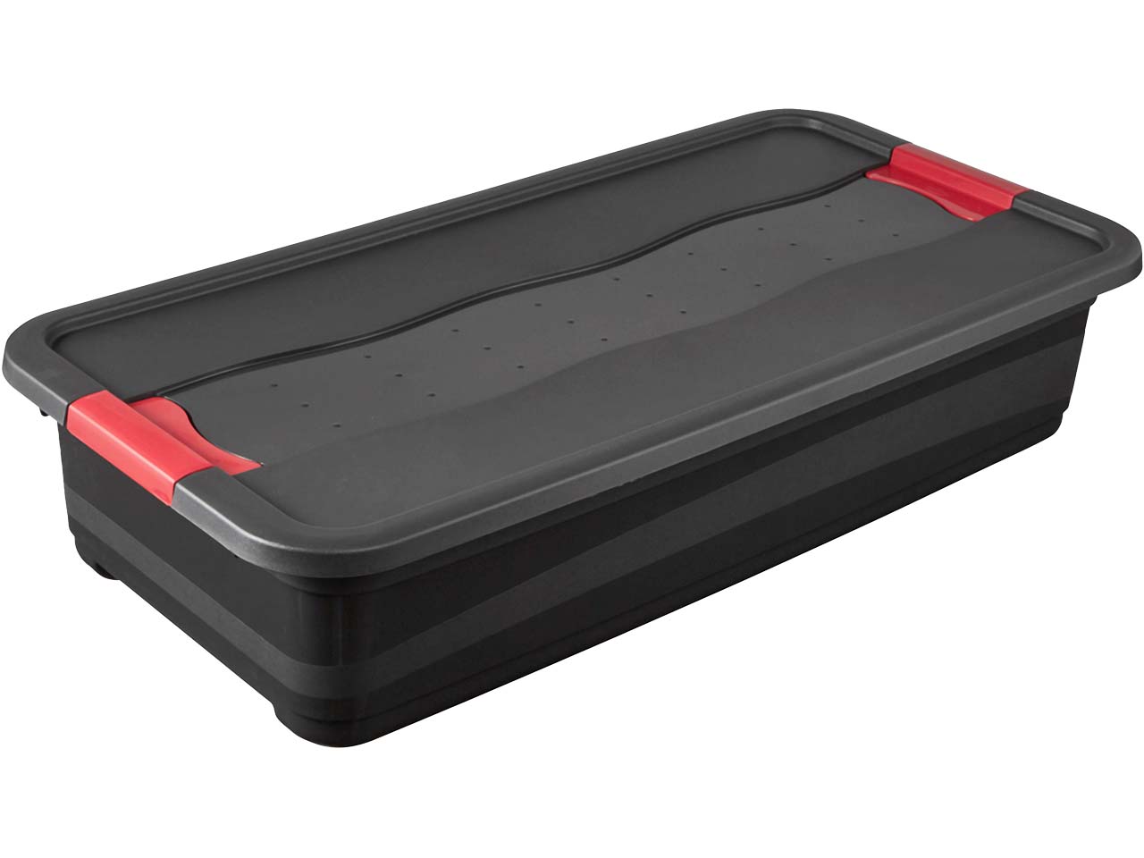 keeeper Transportbehälter 'Eckhart' mit Deckel, 79,5 x 39,5 x 17 cm, 33 l, grau