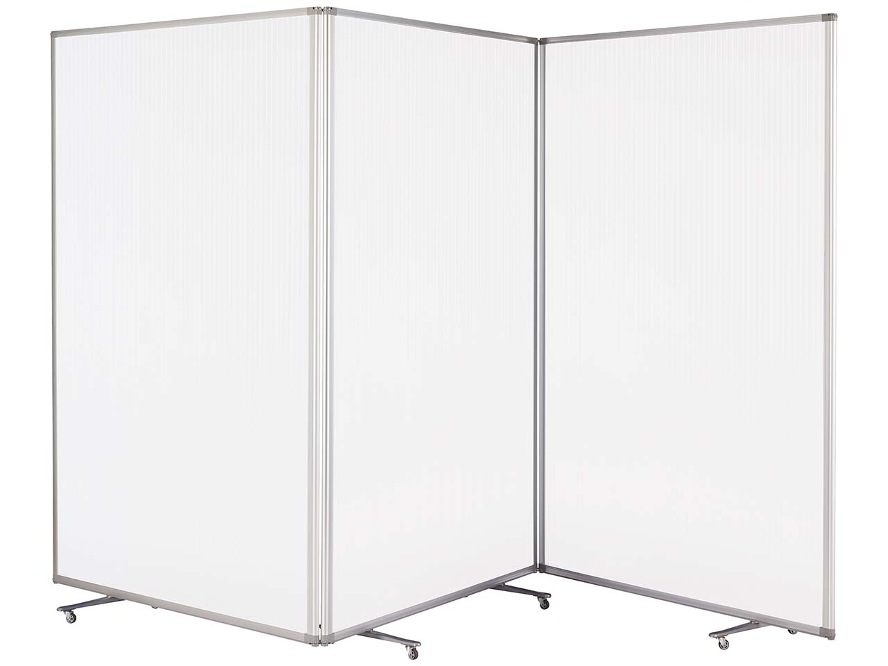 Mobiler Hygiene-Raumteiler, faltbar 3.610 x 1.800 x 370 mm