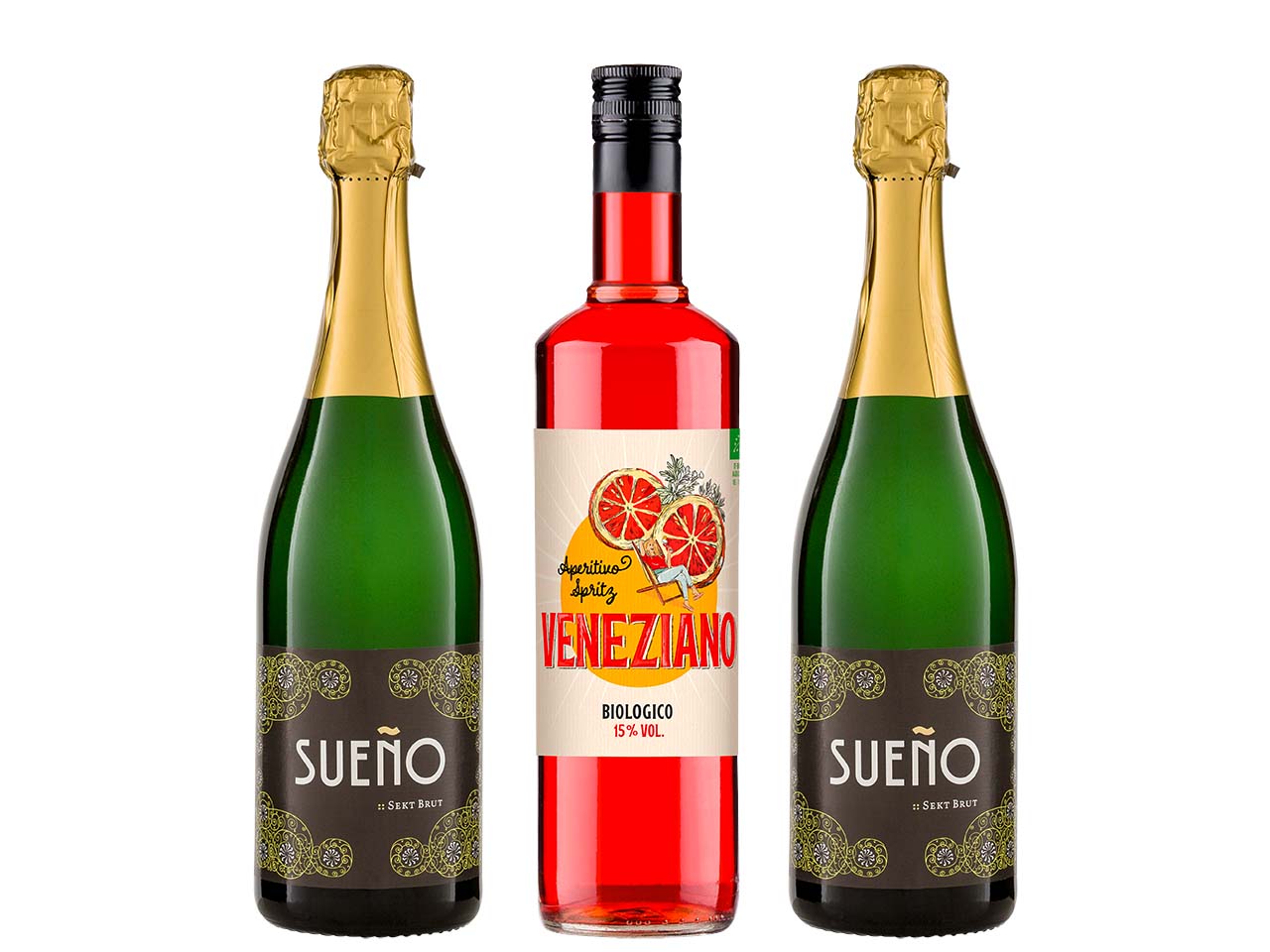 Bio-Sommerspritz-Set,  2 x 0,75 l, 1 x 0,7 l