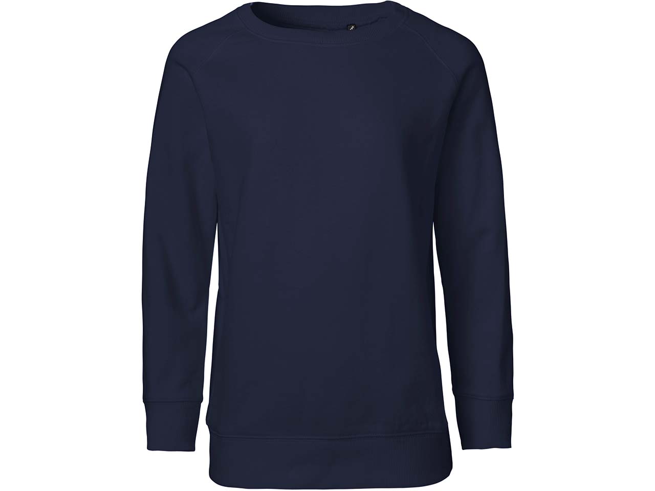 Neutral Bio-Kinder-Sweatshirt mit weich gebürsteter Innenseite, navy, Gr. 128/134