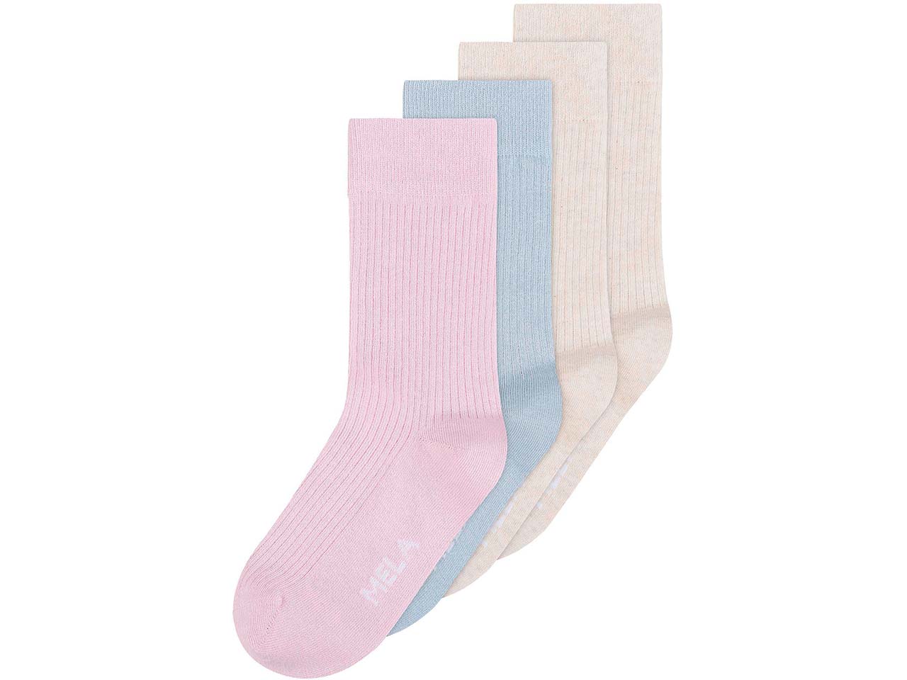 MELA 4er-Pack Bio-Socken 'Ripped', mix candy land, Gr. 39/42