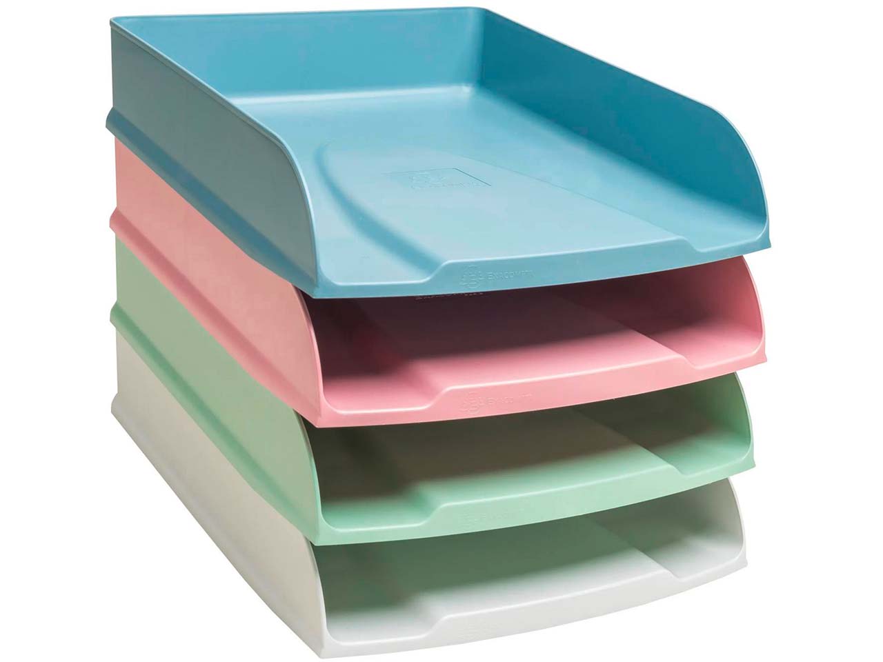 Exacompta Briefablage Hochformat "Combo Styli AutentiK" DIN A4+ 4 Fächer, farbig sortiert