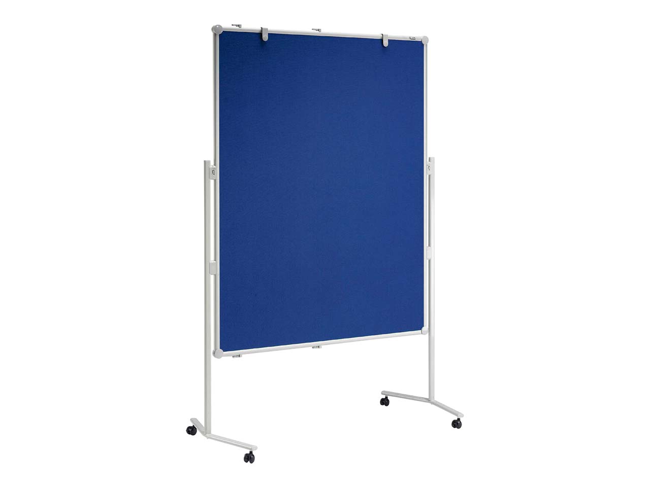 MAUL Moderationswand 'MAULpro' Whiteboard mit Textiloberfläche grau/blau 150 x 120 cm