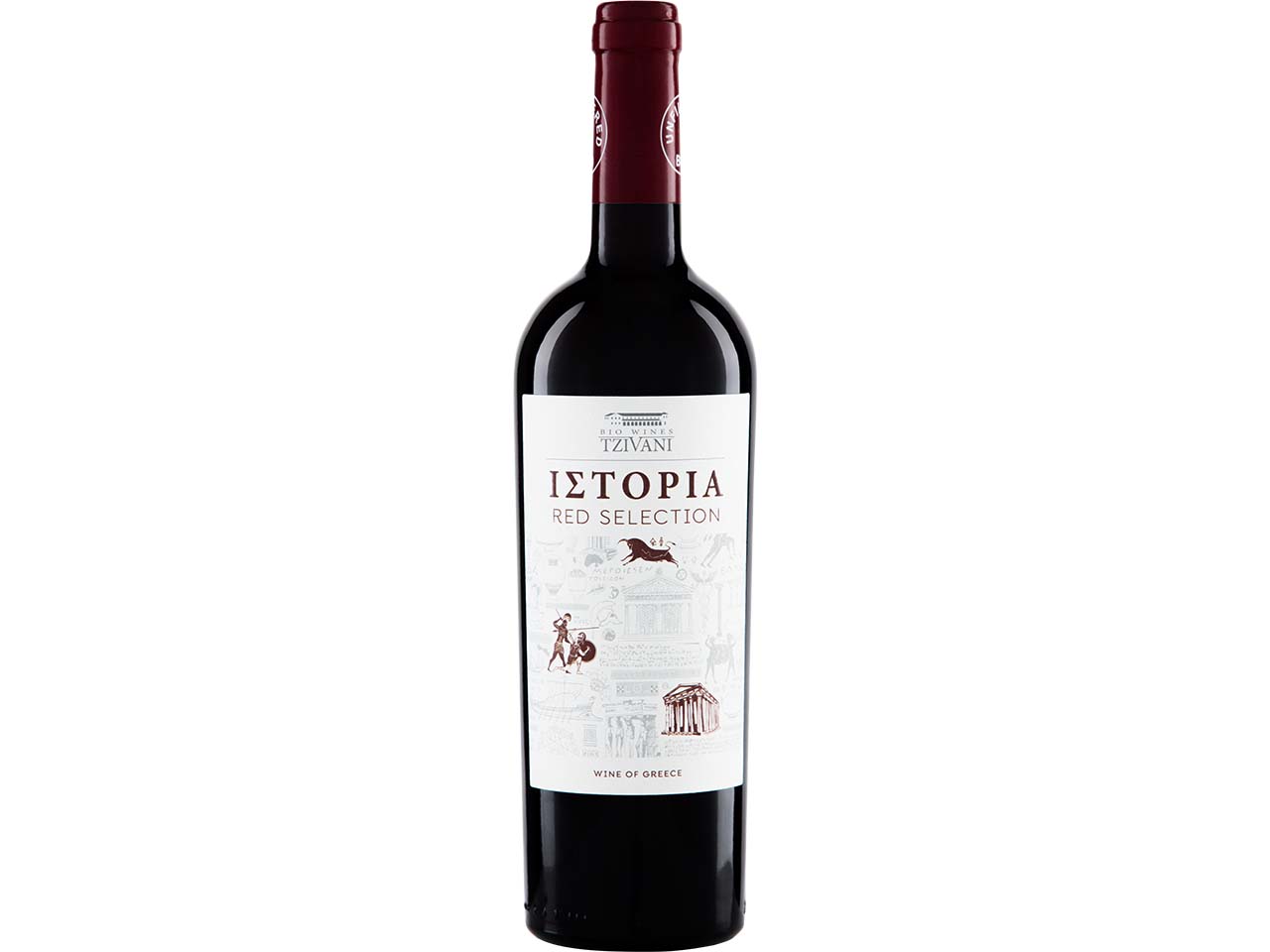 Bio-Rotwein IΣTOPIA Red Selection PGI, Tzivani, 0,75 l