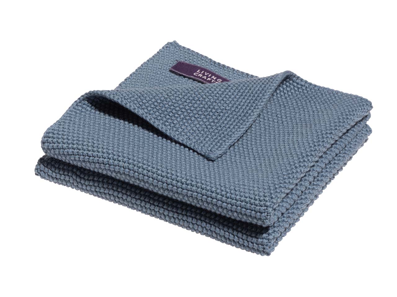 Living Crafts Spüllappen "Juno" 28 x 28 cm, indigo blue