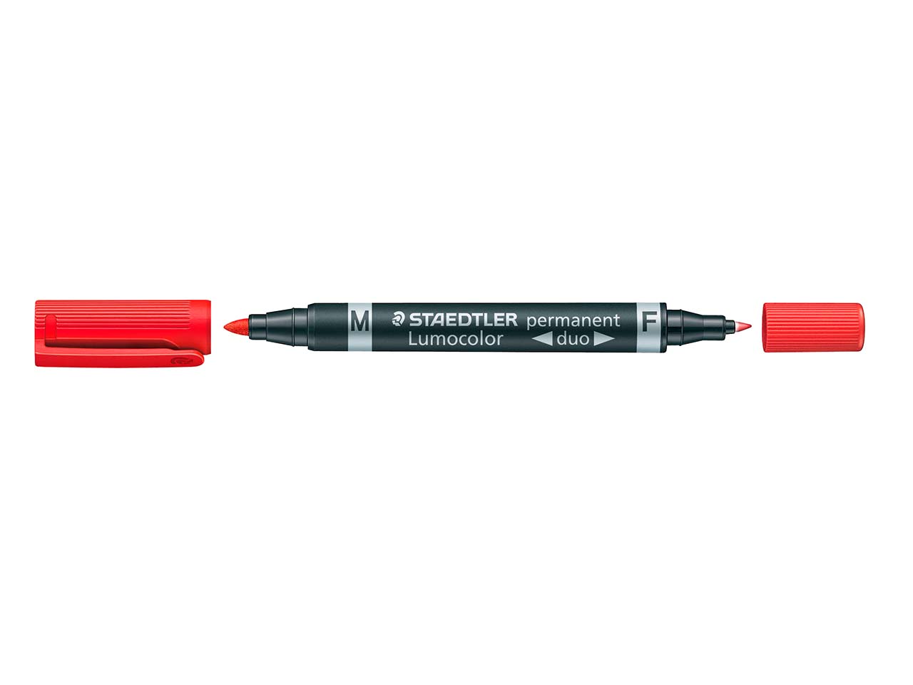 STAEDTLER Universalstift 'Lumocolor duo' rot