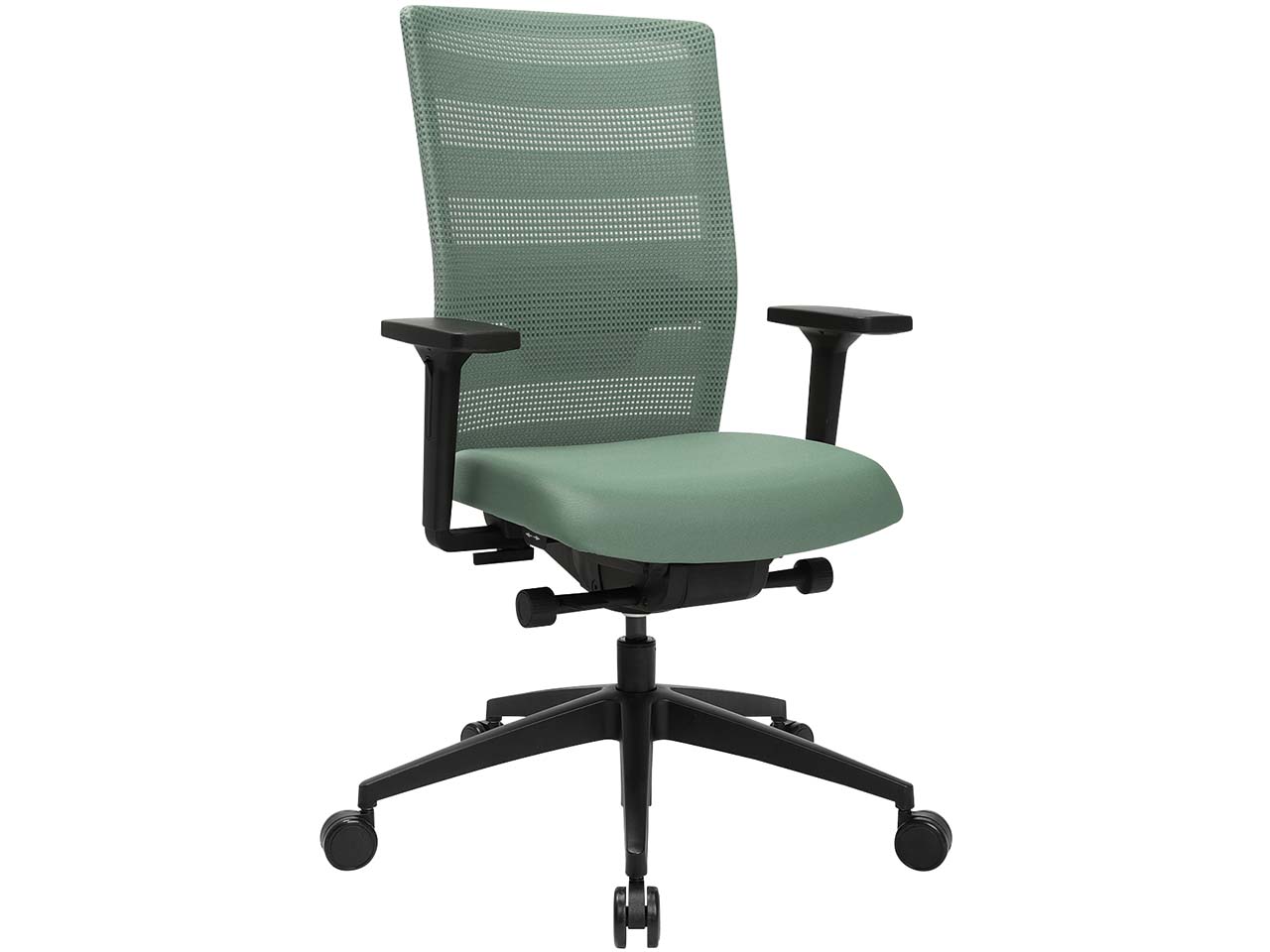 Topstar Bürodrehstuhl "Sitness AirWork" mit Armlehnen, mint