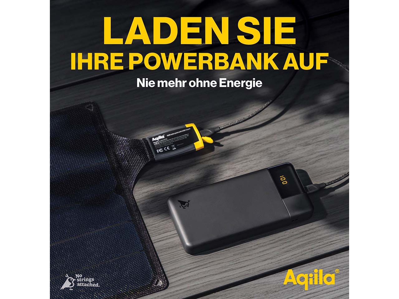 Aqiila tragbares Solarladegerät "Sunbird P56"