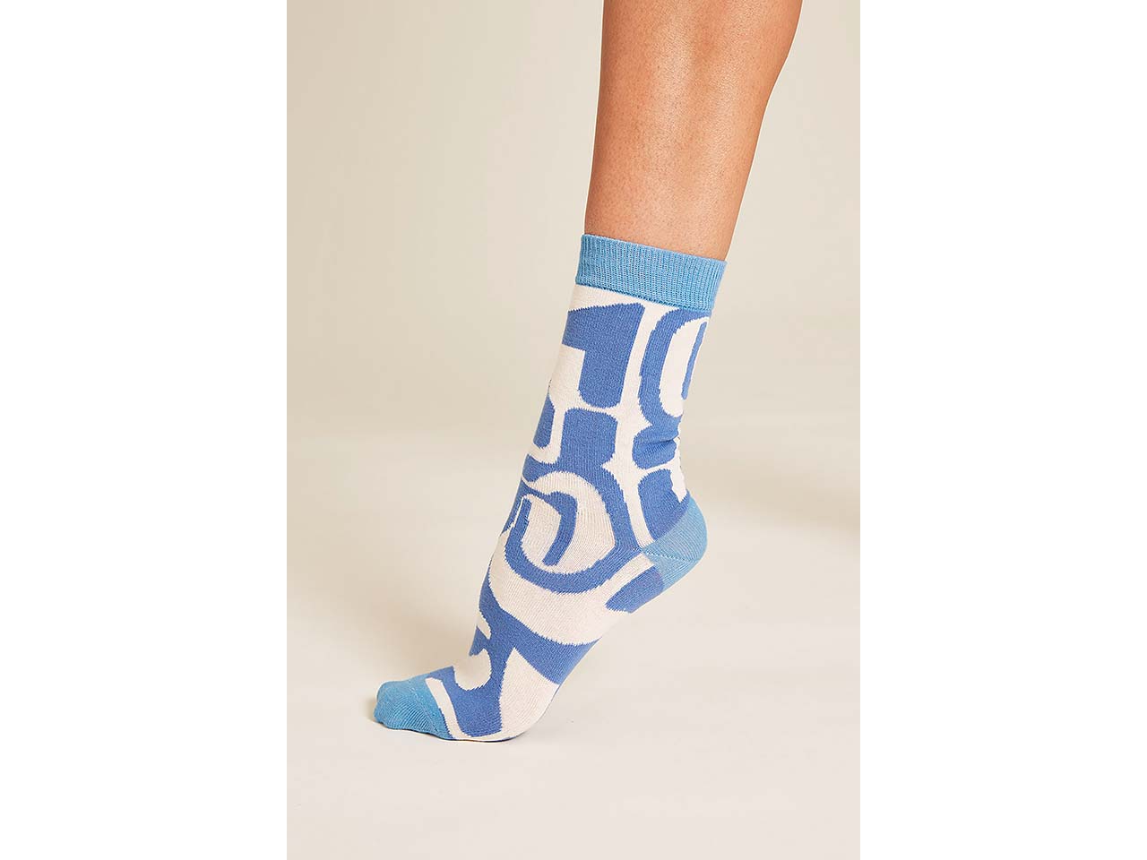 tranquillo Bio-Socken "MAZE", marina, Gr. 35/38